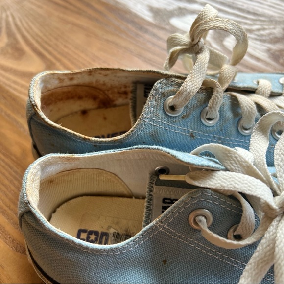 Baby Blue Converse Shoes Chuck Taylor sz 4 fits like Womens 6 - Picture 5 of 7